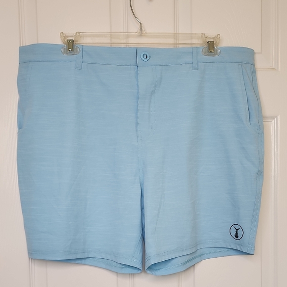 Tunaskin Other - Tunaskin Mens Light Blue Fishing Shorts Size 40